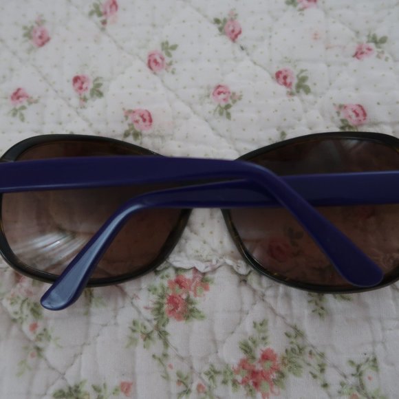 Marni MA056S Purple/Black/Tortoise Oval Oversized Sunglasses